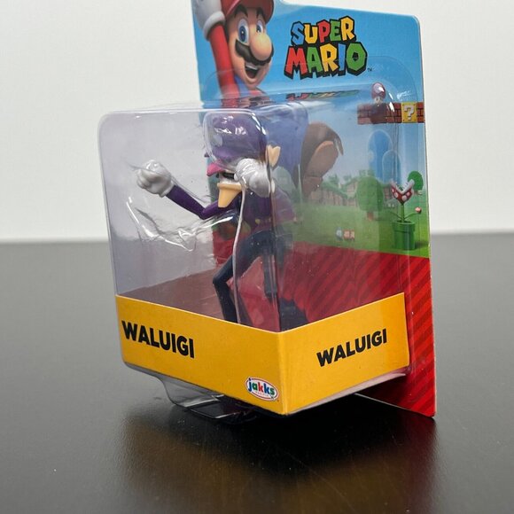 Jakks Pacific Waluigi Collectible Child Action Figure Plastic Multicolor NIB - Picture 3 of 9